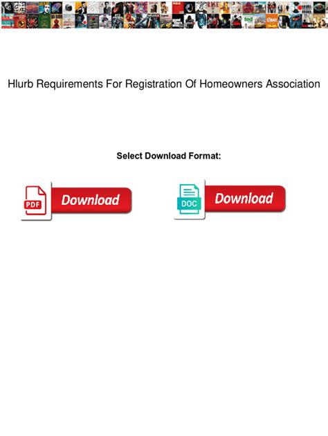 hlurb list of registered homeowners association|5. RULE 5 REGISTRATION OF HOMEOWNERS ASSOCIATION .